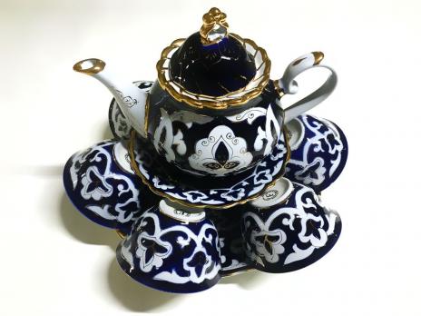 Чайный набор узбекской посуды ПАХТА