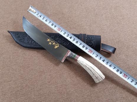 Нож пчак ручка из рога (лезвие 15см)