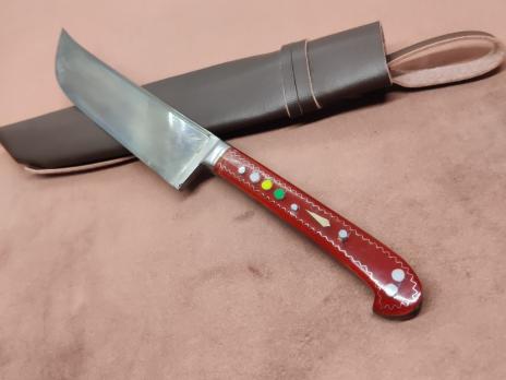 Нож Пчак малый (красняя рукоять)