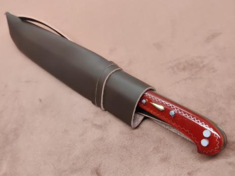 Нож Пчак малый (красняя рукоять)